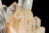 Tangerine Quartz Crystal Cluster - Madagascar #156907-3